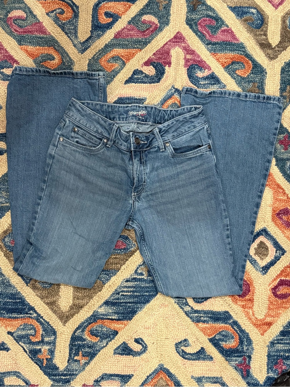Wrangler Women's Light Blue Flare Leg Jeans